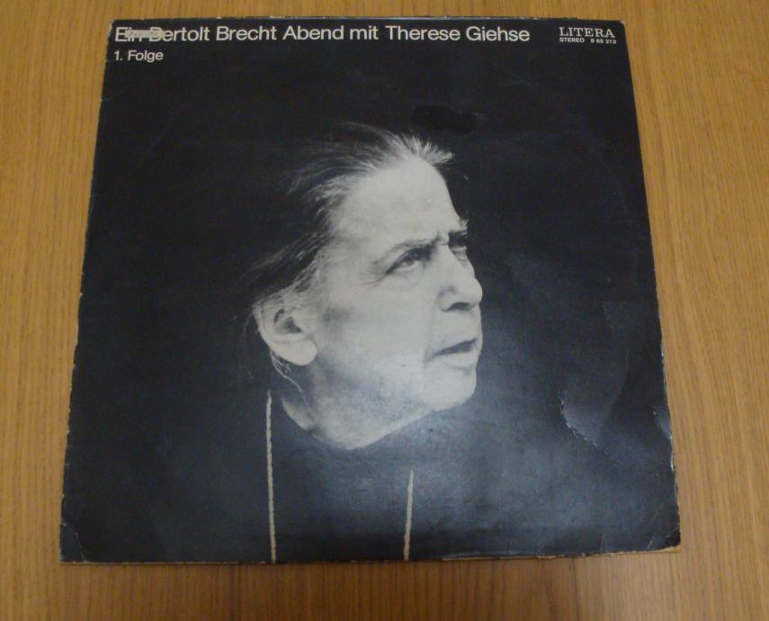 2X LP plošča Ein Bertolt Brecht Abend mit Therese Giehse