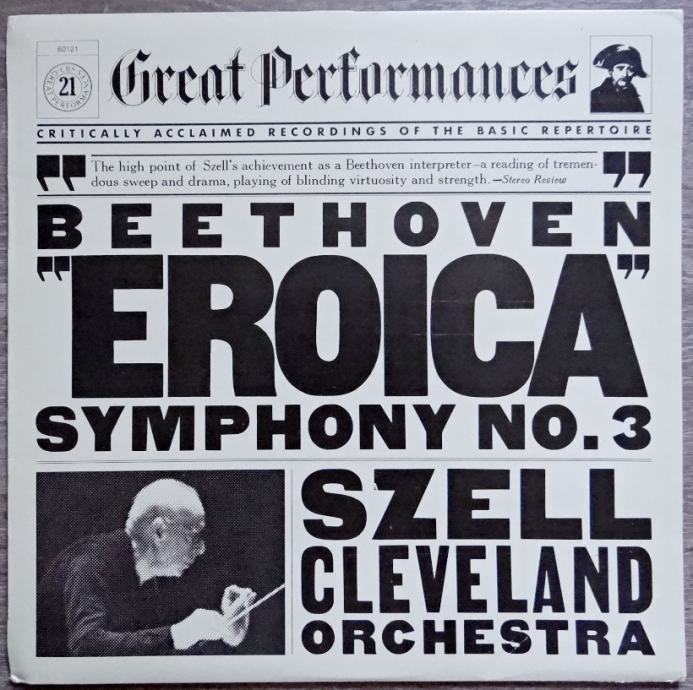 Beethoven - Szell, The Cleveland Orchestra – Eroica Symphony  (LP)