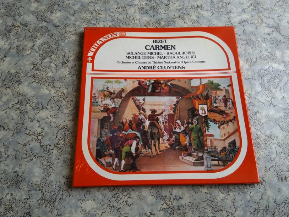 GEORGES BIZET,CARMEN,ANDRE CLUYTENS TRIANON 3×LP