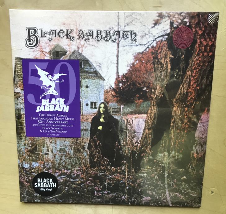 Black Sabbath, s/t 50th anniversary vinil