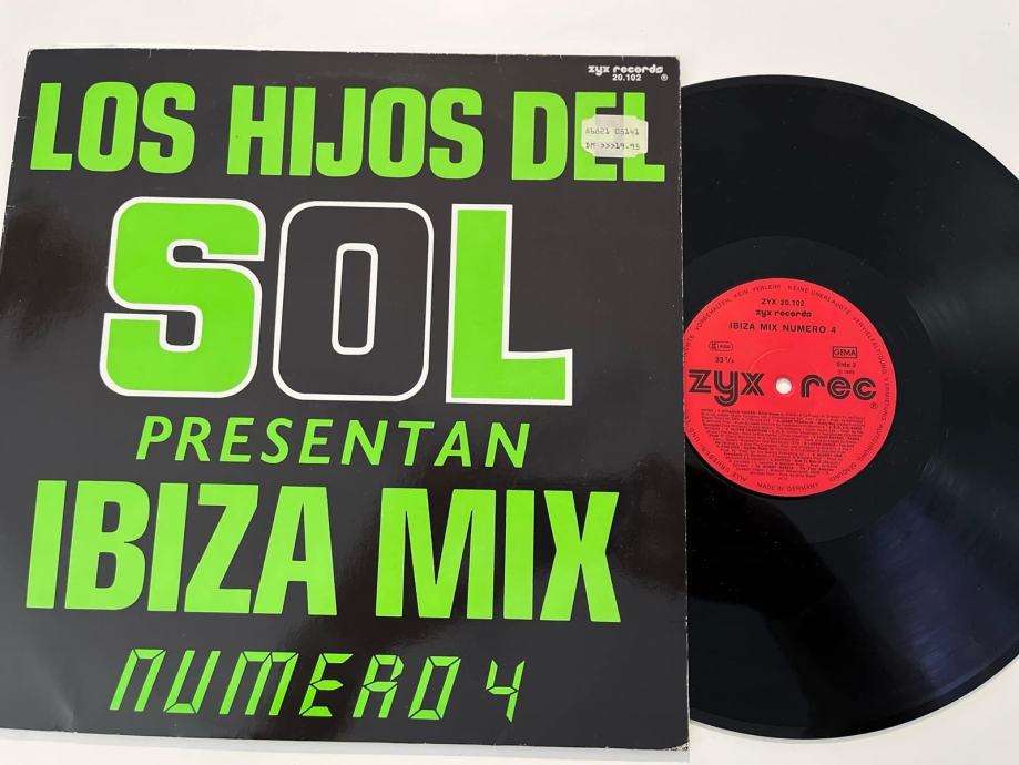 Plošča LP skupine Los hijos del sol (Ibiza mix)