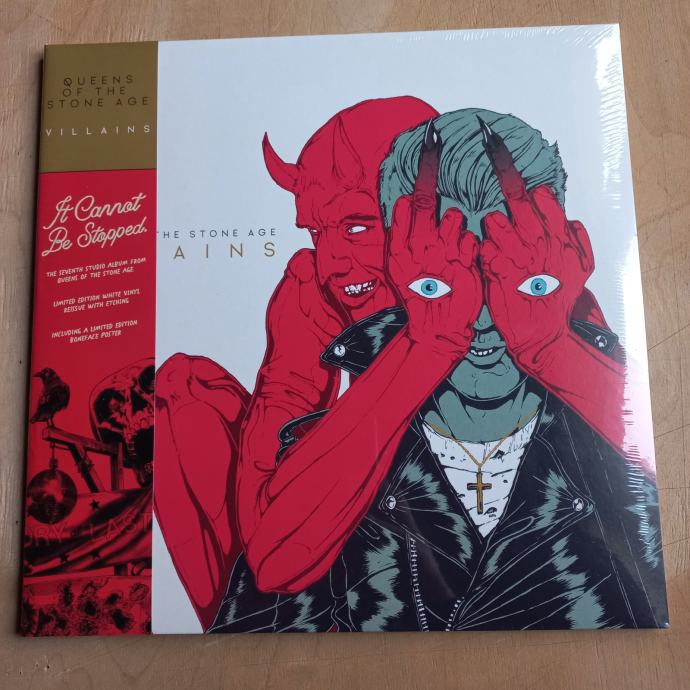 Queens Of The Stone Age, Villains, barvni (bel) dvojni vinil