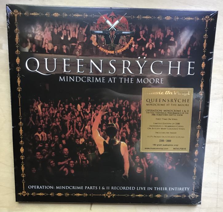 Queensryche, 	 Mindcrime At The Moore, četvorni barvni LP