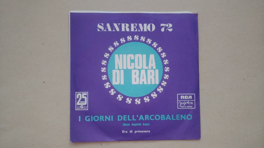 SAN REMO 72 - NICOLA DI BARI