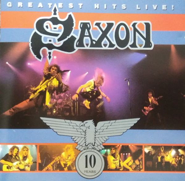 SAXON - GREATEST HITS LIVE! (1980-1990) 2xLP