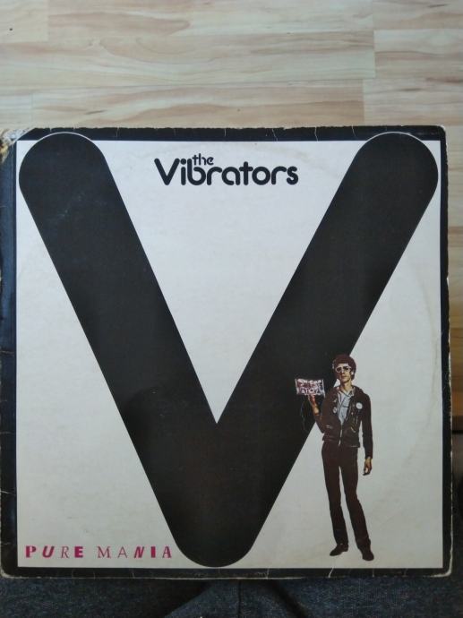 THE VIBRATORS - PURE MANIA PUNK LP VG/VG