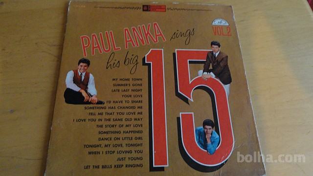 PAUL ANKA - 15 HIS BIG SINGS