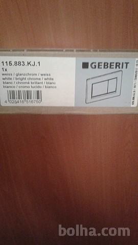 GEBERIT tipka Sigma 30 bela-krom-bela