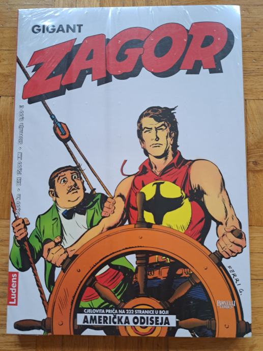 ZAGOR GIGANT ŠT. 1 - AMERIČKA ODISEJA - ZAPAKIRAN