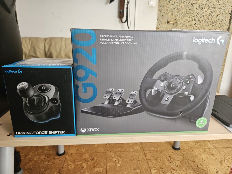 Logitech G920 + shifter