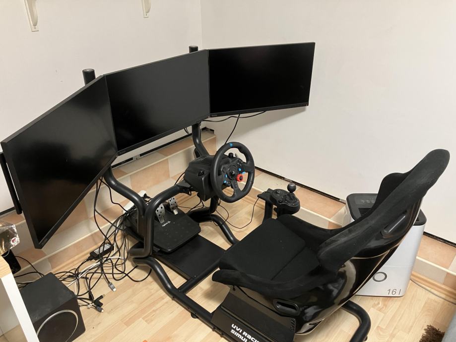 UVI Racing Seat PRO (triple screen) + Logitech G29 z menjalnikom