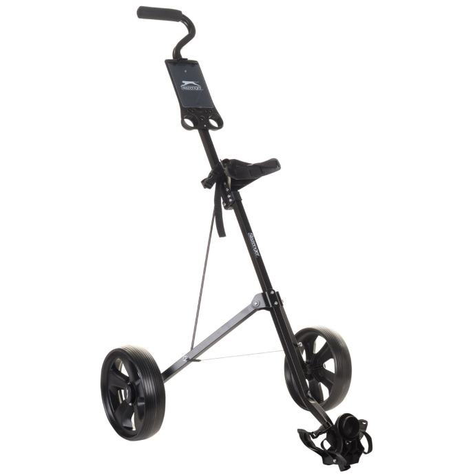 Slazenger golf trolley, 2 wheel, črn