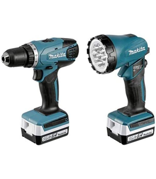 MAKITA DF347DWLX1 SET Akumulatorski vijačnik 14,4V, 2st