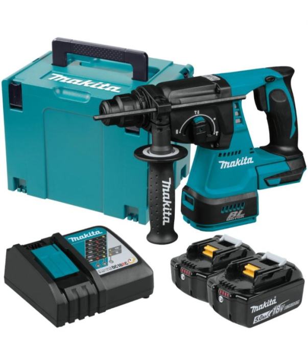 MAKITA DHR242RTJ Akumulatorsko vrtalno kladivo, 18V, SET