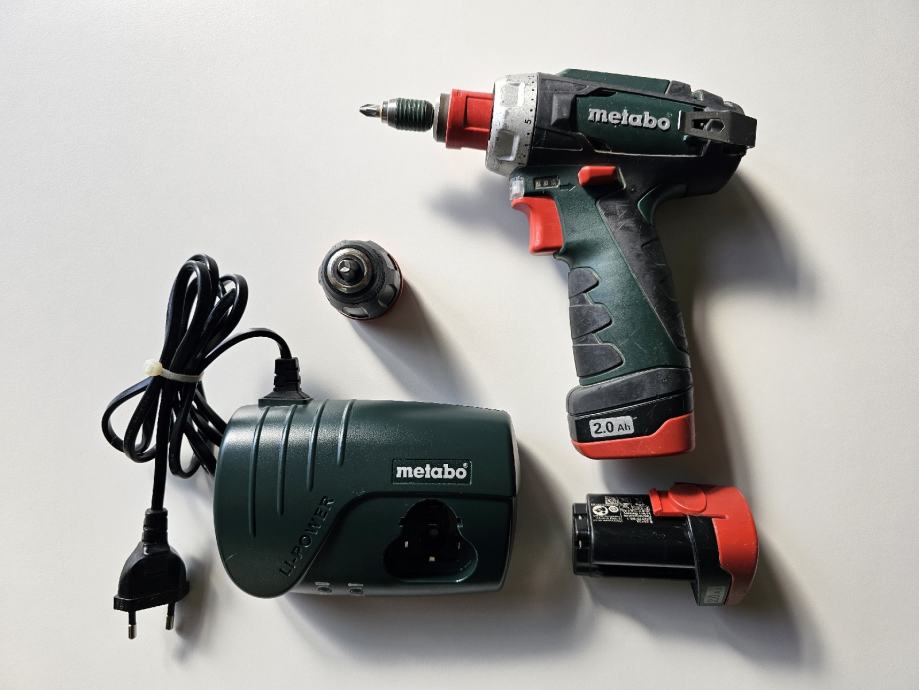 METABO akumulatorski vrtalni vijačnik PowerMaxx BS BL Quick 