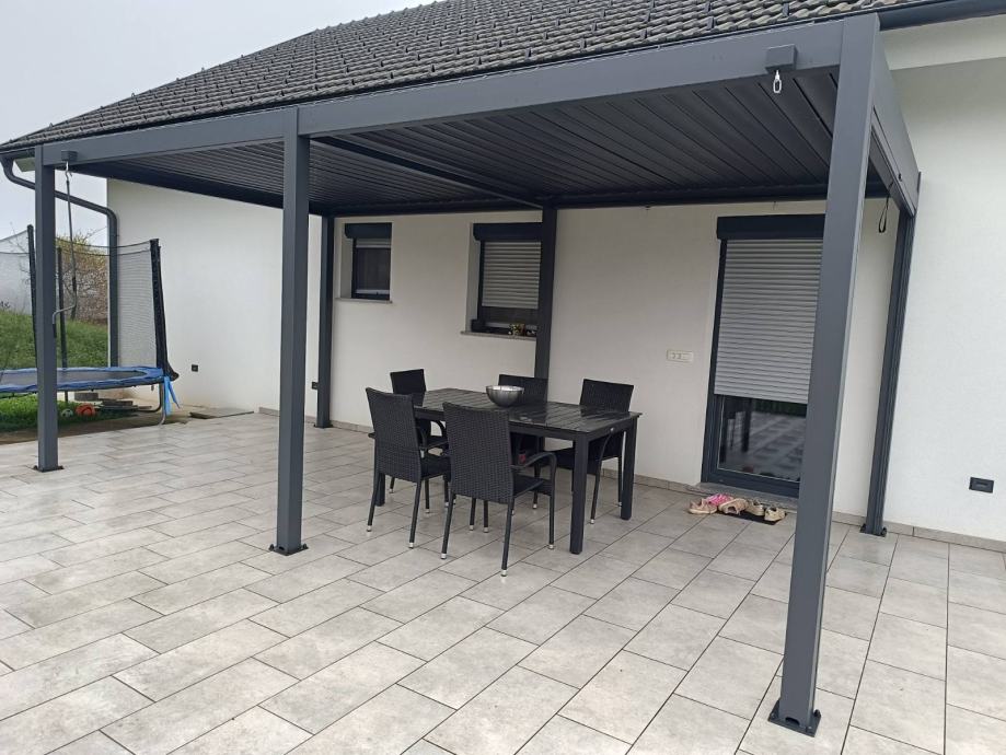 ALU BIOKLIMATSKA PERGOLA 3X6m ročna- RAZPRODAJA