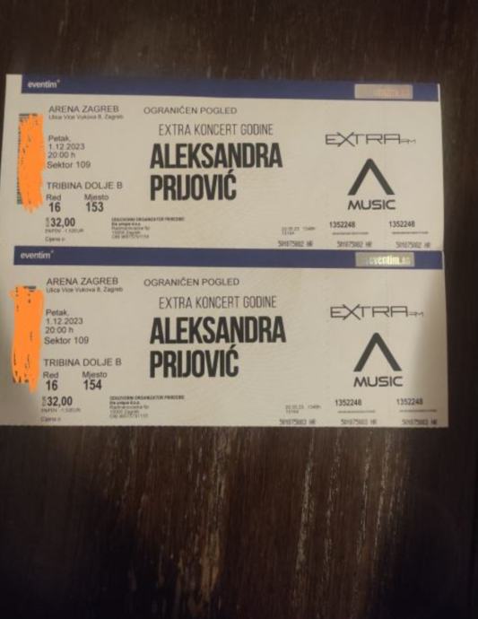 Aleksandra Prijović, 01.12.2023. Arena Zagreb