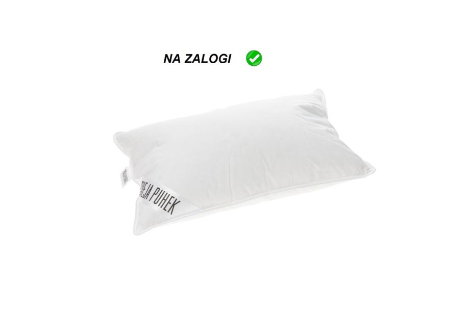 Vzglavnik 70x50 cm iz 100% gosjega puha KLASIK - ODEJA PUHEK