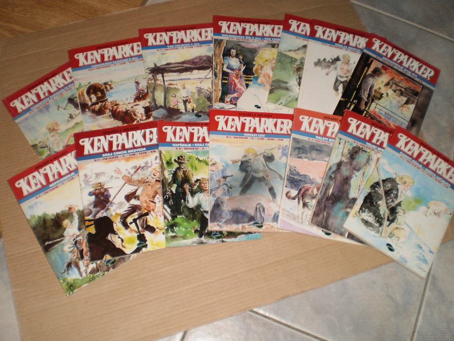 Ken Parker,System Comics,6,8,10,12,15,16,17,20,21,