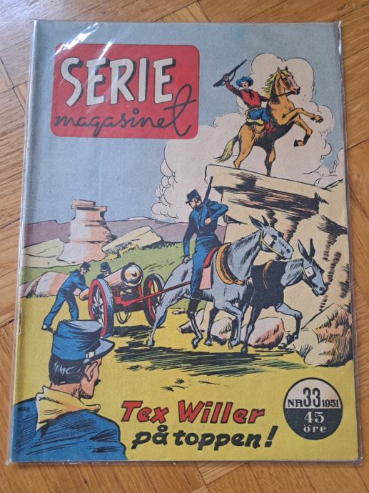 TEX WILLER V ŠVEDŠČINI - SERIE MAGASINET IZ 1951