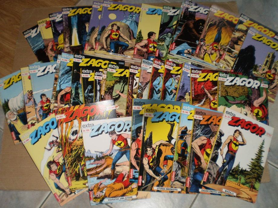 Zagor,Extra,Ludens,več stripov