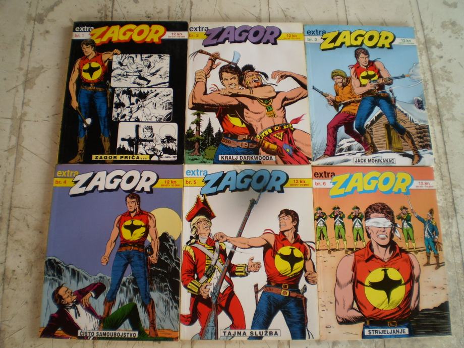 Zagor,extra,SD,komplet,1 - 75