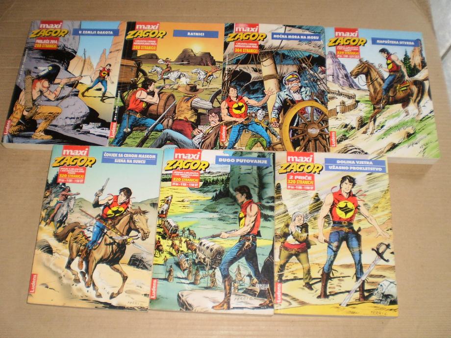 Zagor,maxi,Ludens,več stripov