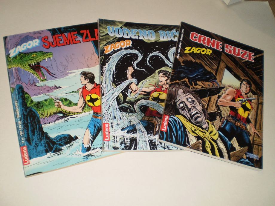 Zagor,redni,Ludens,št.232,321,342