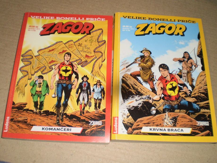 Zagor,Velike Bonelli priče,Ludens,št.1 in 2