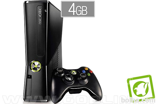 Rabljeno: Xbox 360 Slim 4GB + RGH v2018 + 1 leto garancije