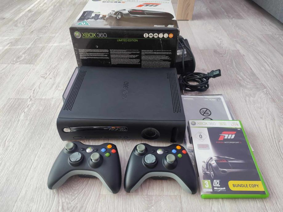 XBOX 360 250 GB Limited Edition Forza 3 z dvema kontrolerjema..