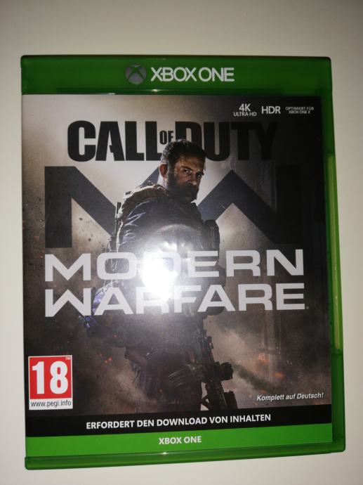 Call of Duty modern warfare (2019) za Xbox one