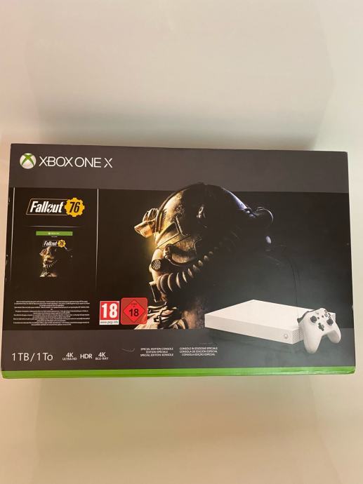 Xbox One X Fallout 76 Bundle (1TB) white