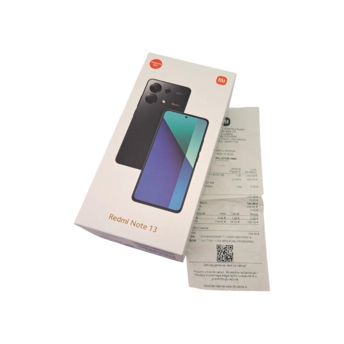 Mobilni telefon Xiaomi Redmi Note 13 256GB (TOVARNIŠKO ZAPAKIRAN!)