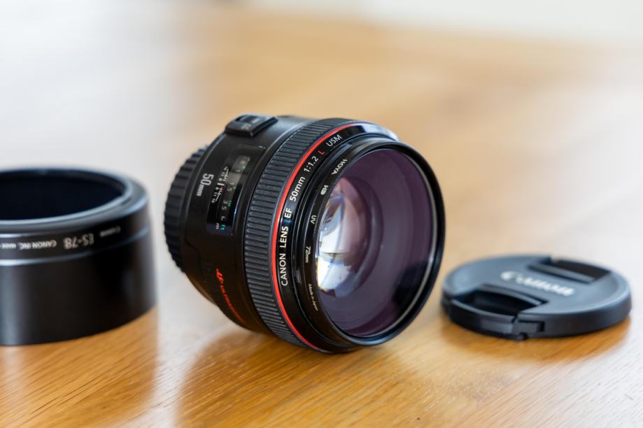 Canon objektiv 50mm F1.2 L USM