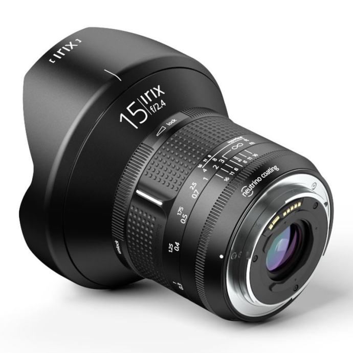 Objektiv IRIX 15mm f2.4 Firefly za Canon, z doplačilom 70€ filter 95mm