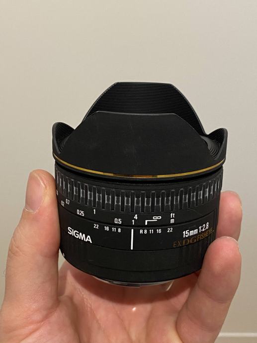 SIGMA 15MM F/2,8 EX DG FISHEYE (CANON)