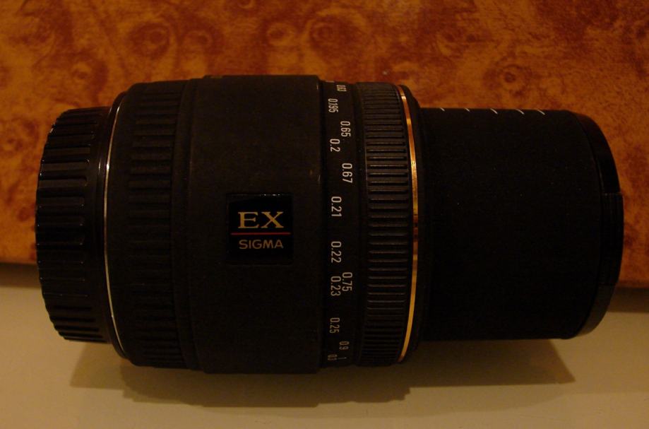 Sigma 50mm F2.8 EX Macro 55mm objektiv - Canon Mount