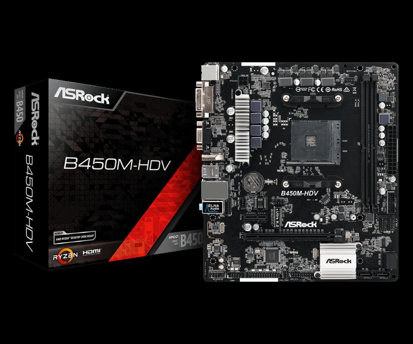 Asrock b450m hdv bios прошивка