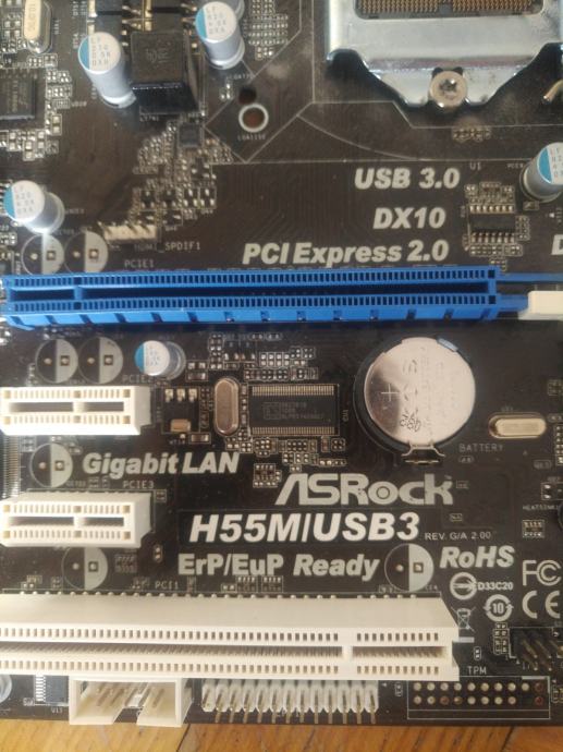 Asrock h55m le не работает слот памяти