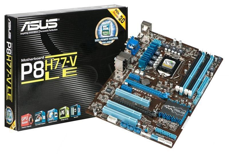 asus P8H77-V LE+ i5 3570K+ COOLER+RAM8GB