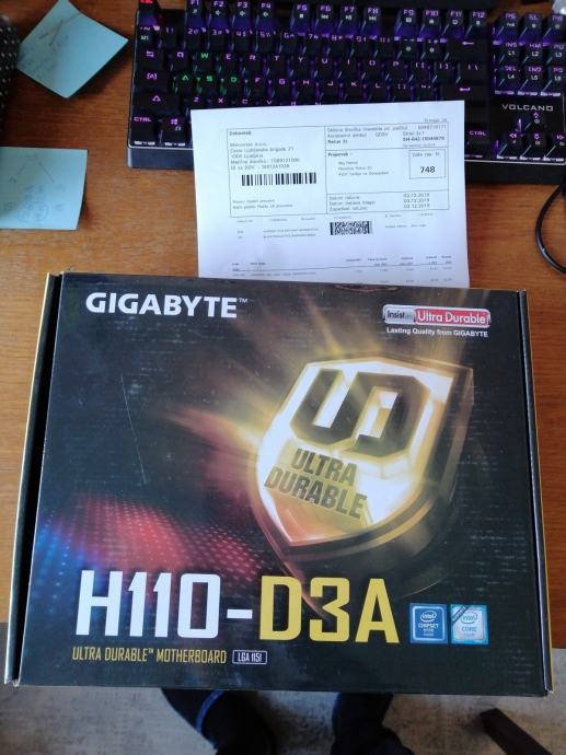 Gigabyte ga h110 d3a не видит 6 карту