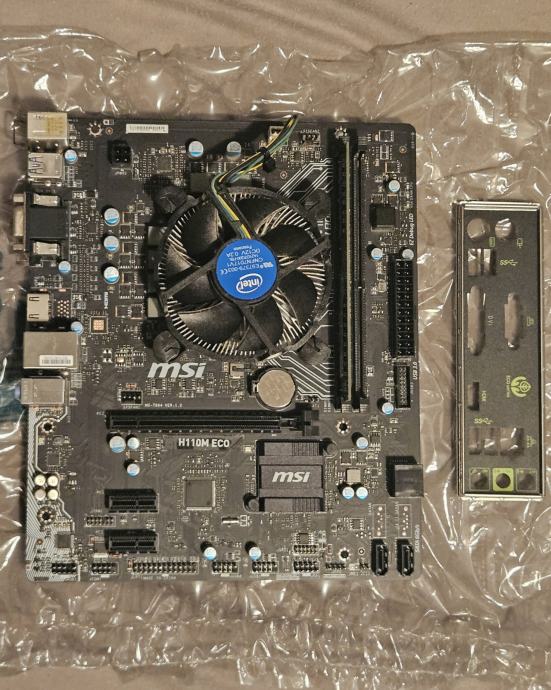 Intel Core i3 7100 + MSI matična plošča z 8gb RAM