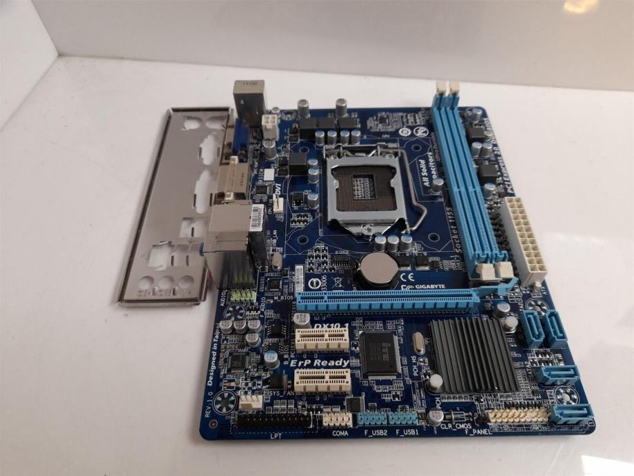 Matična gigabyte h61m-d2-bs3+ CPU i5 2400+io shield