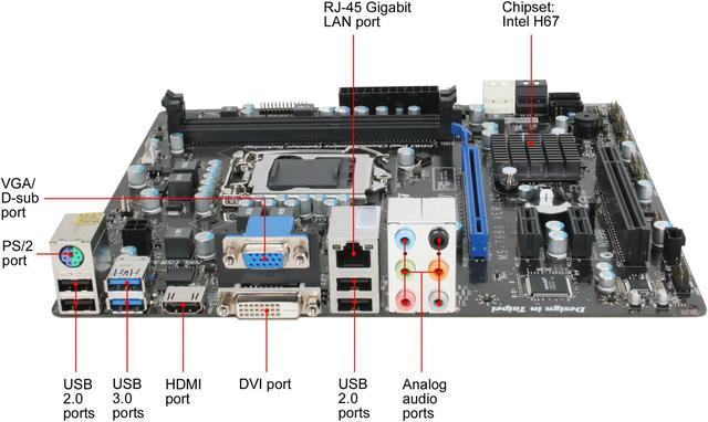 Matična msi h67ma-e35 +CPU Core i7 2600+cooler+io shield