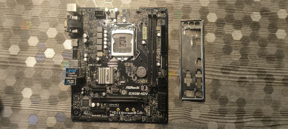 Osnovna plošča ASRock B360M-HDV