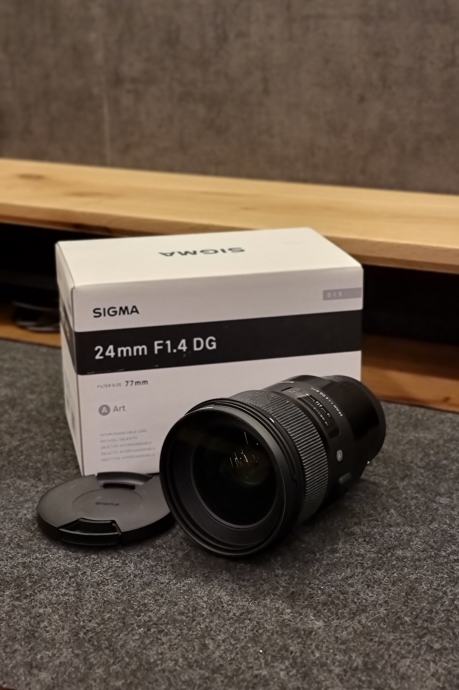 Sigma objektiv 24mm F/1,4 DG DN Art (Sony FE)