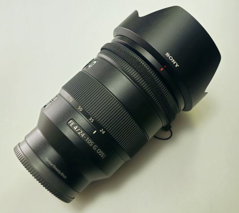 Sony FE 24-105 mm F4 G OSS E-mount objektiv polnega formata