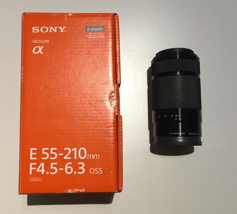 E Teleobjektiv Sony 55-210mm