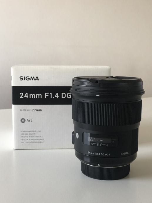 Sigma 24mm F1.4 DG HSM Art za Nikon